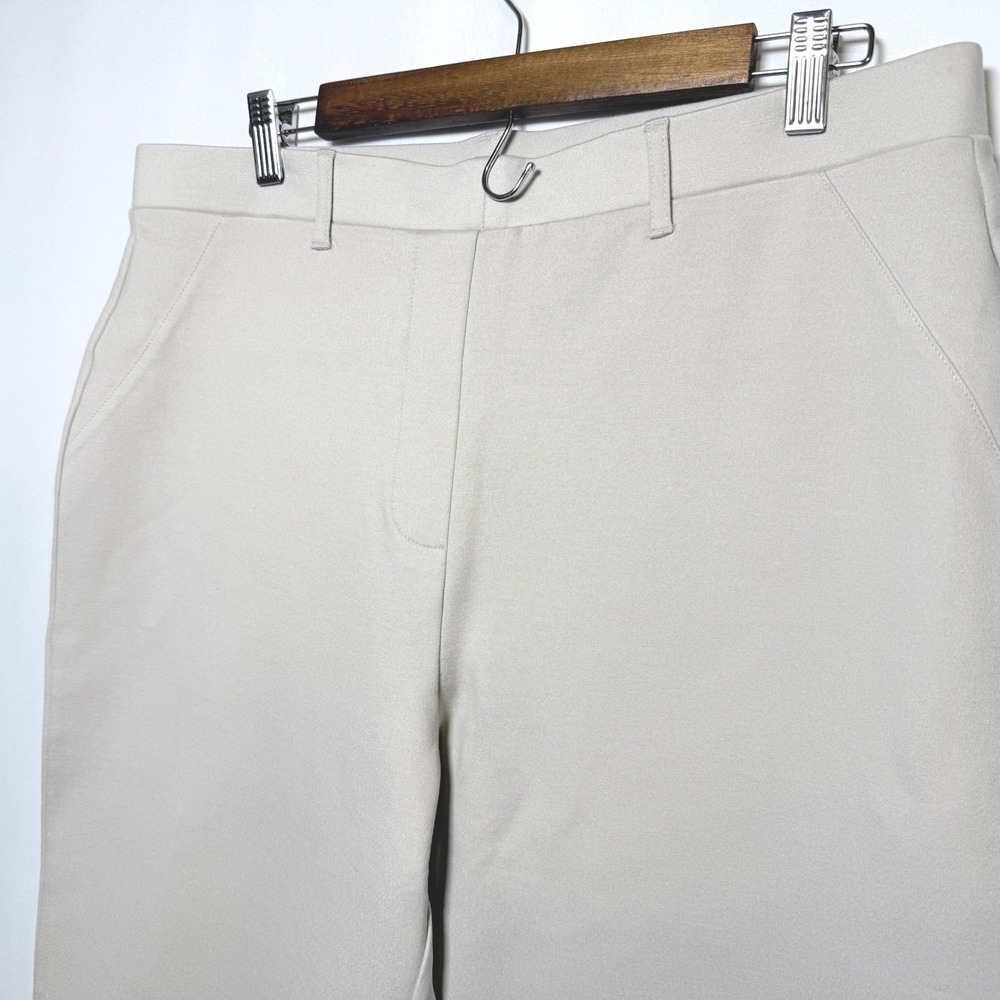 Quince Ultra-Stretch Ponte Straight Leg Pants Ecru XL 30 LB30742-FGGCL005-58350